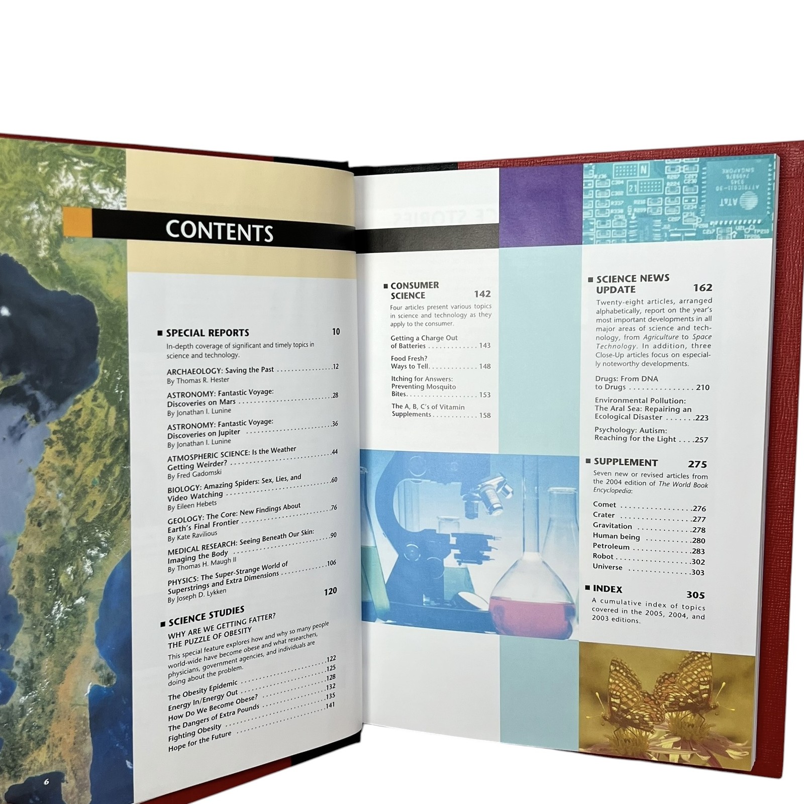 Compton’s Science Annual 2005 Hardcover World Book Encyclopedia Supplement