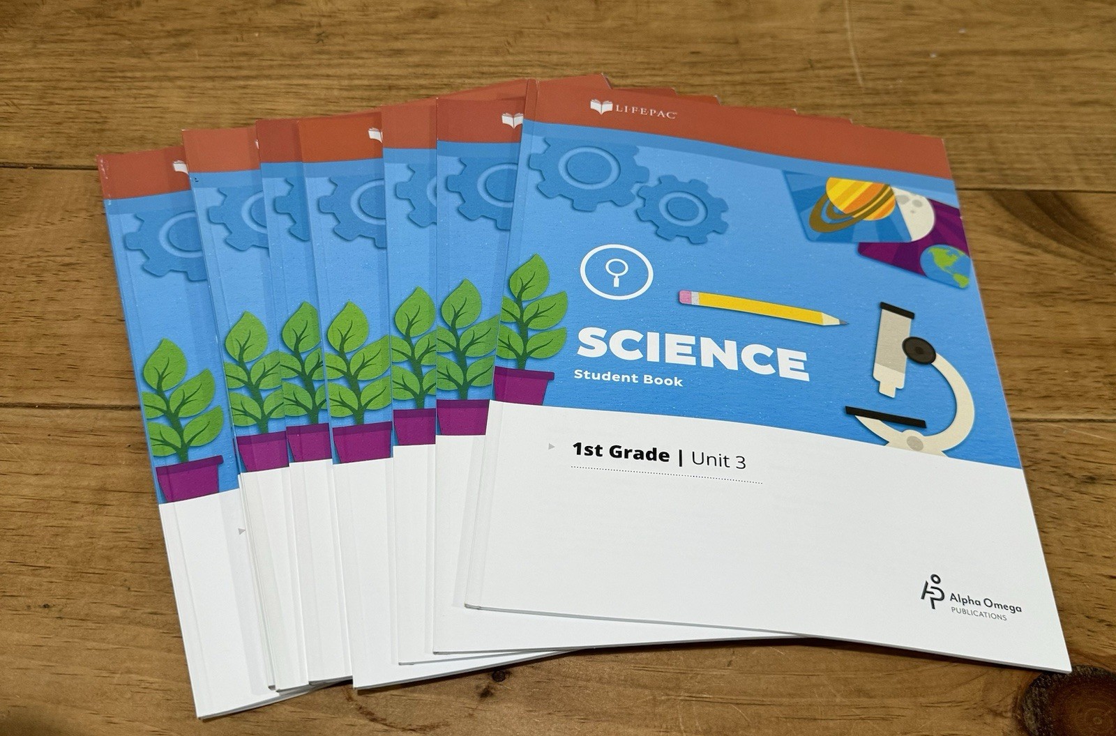 Alpha Omega LIFEPAC Science 1st Grade Student Book Units 3-10