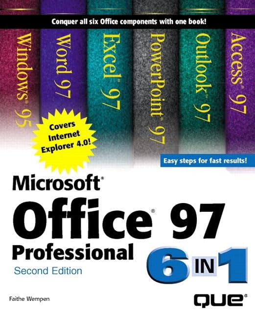 Microsoft Office 97 Professional 6 in 1