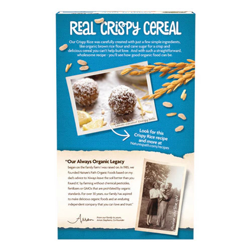 Organic Crispy Rice Cereal 10 Oz(Case Of 12) By Natures Path