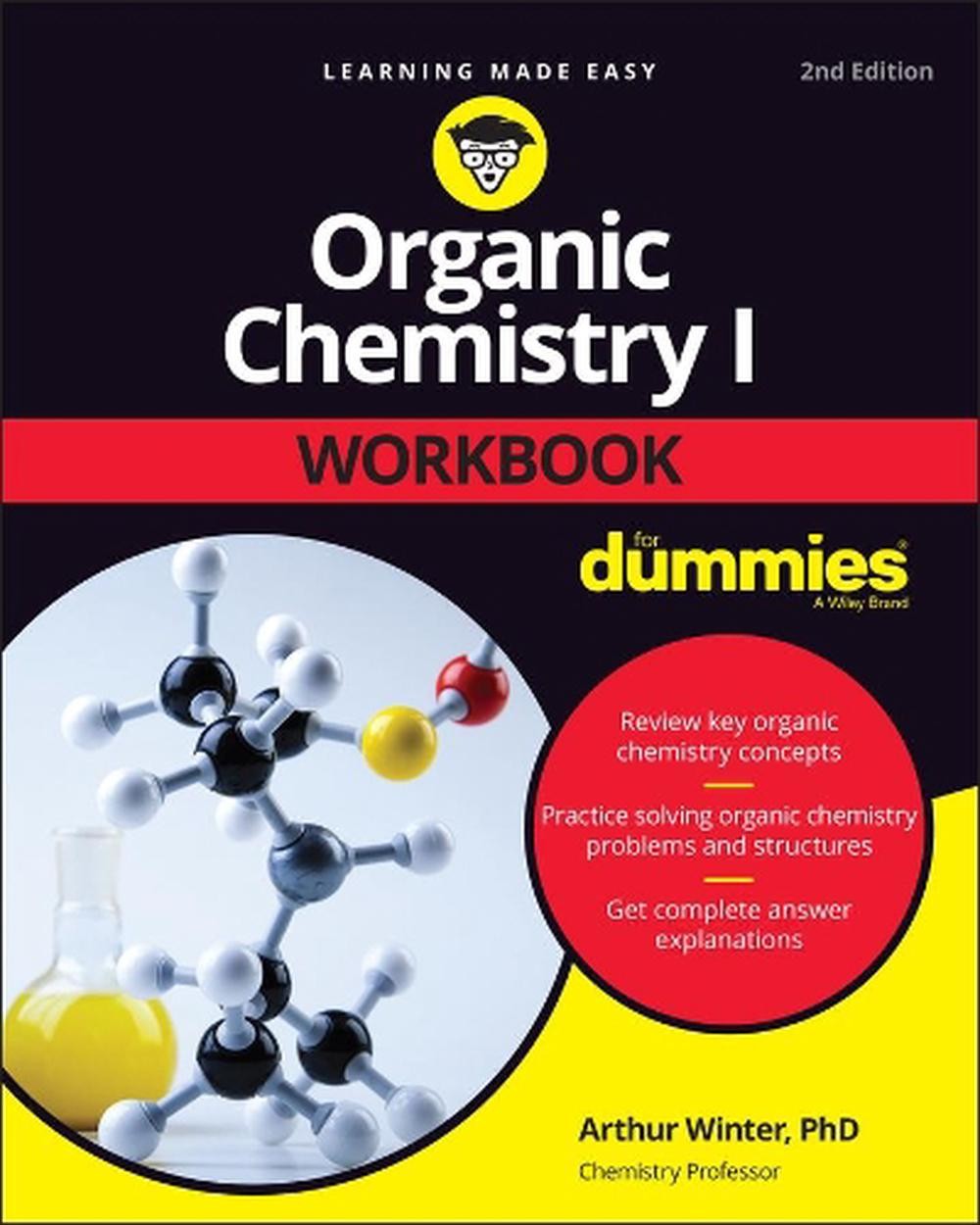 Organic Chemistry I Workbook For Dummies by Arthur Winter (English) Paperback Bo