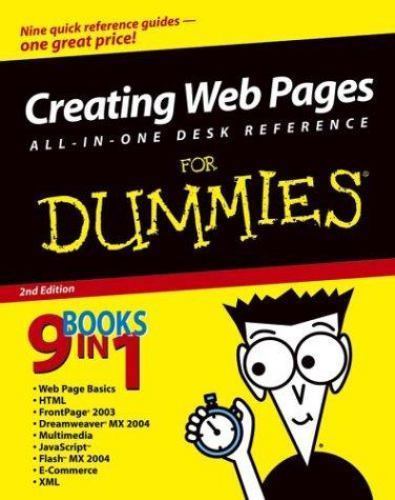 Creating Web Pages All-In-One Desk Reference for Dummies by Emily A. Vander Veer