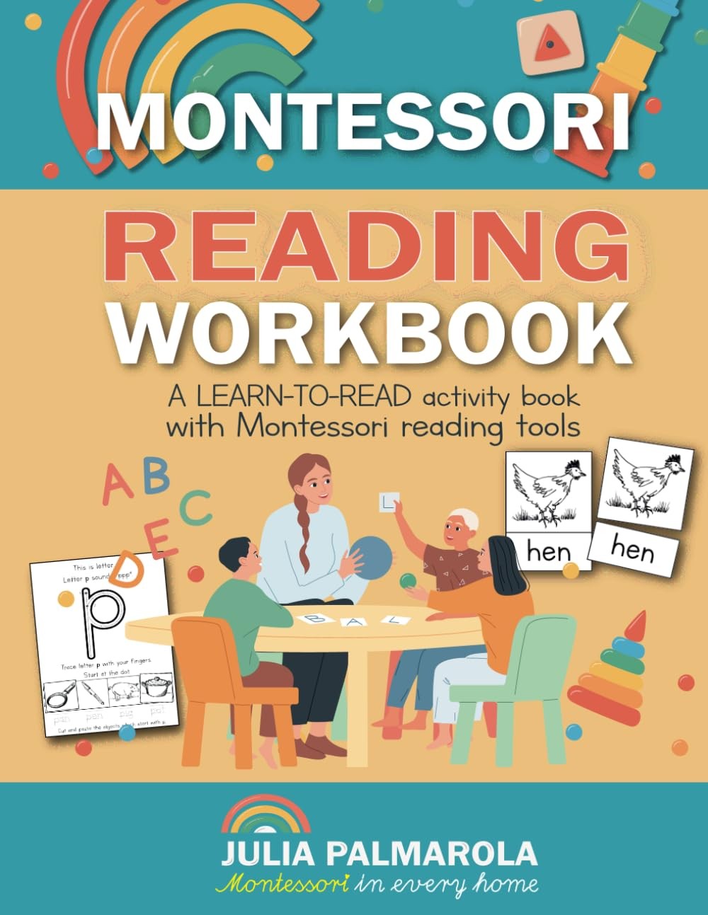 essori Reading Workbook: A LEARN TO READ activity book with by Julia Palmarola