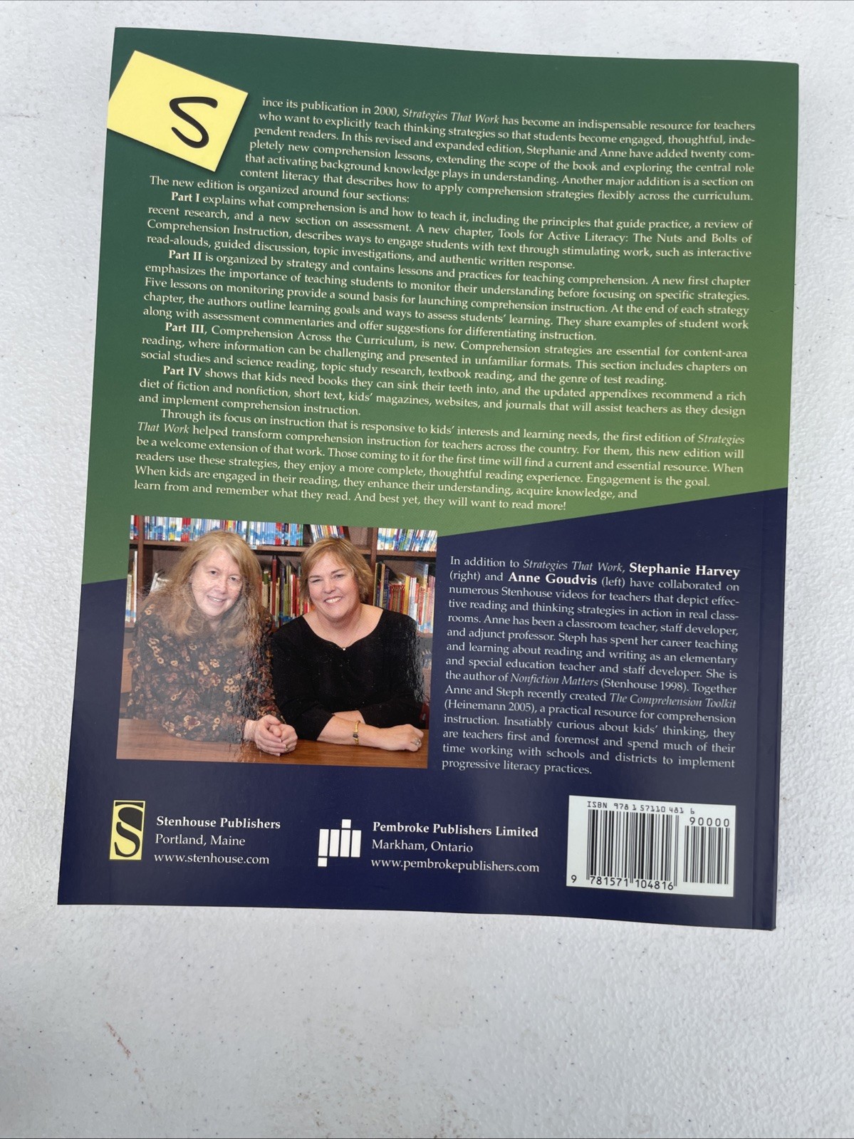 Strategies That Work by Stephanie Harvey (2007, Library Binding, Prebound…