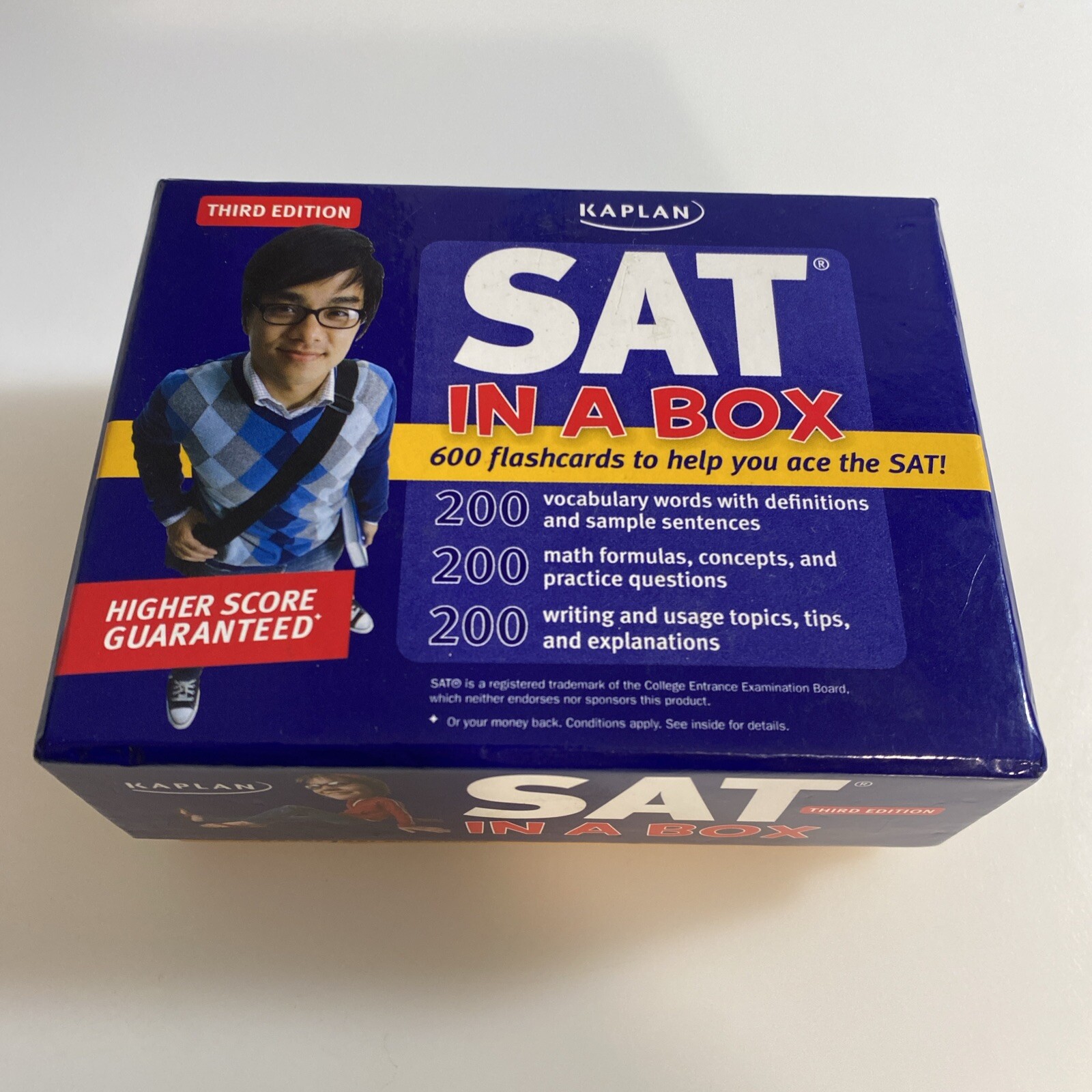 SAT in a Box – Kaplan Third Edition – 600 Flashcards to help w/ the S.A.T. zao