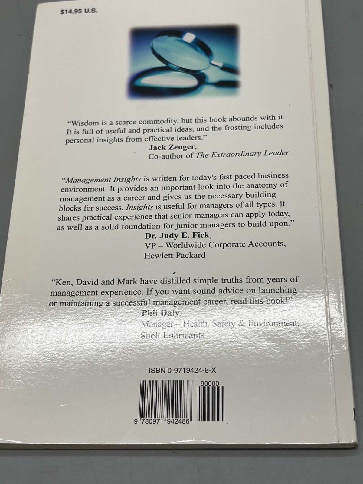 Management Insights copyright 2004 CornerStone Leadership Institute READ