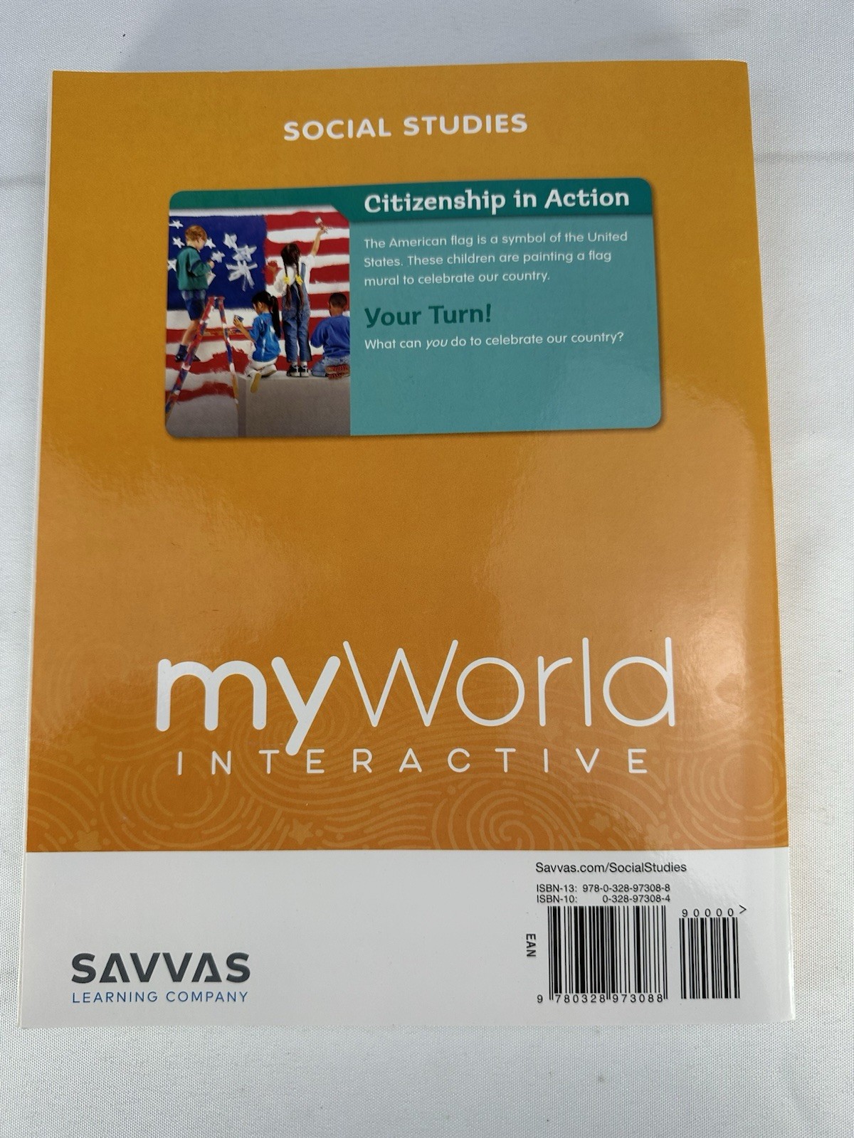 SAVVAS LEARNING COMPANY MY WORLD INTERACTIVE BOOK SOCIAL STUDIES