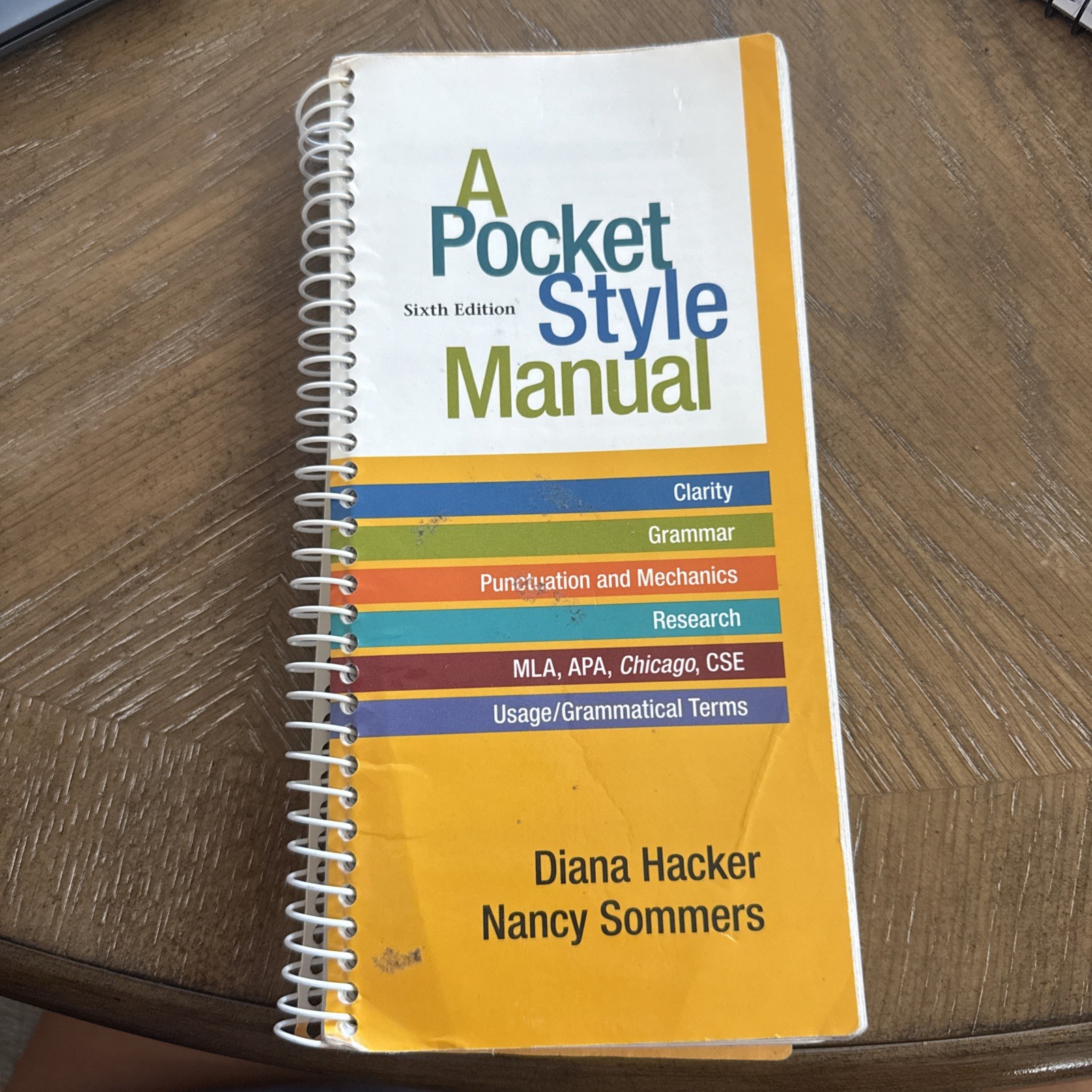 Pocket Style Manual by Diana Hacker and Nancy Sommers (2011, Spiral)