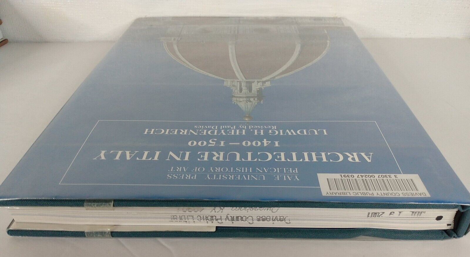 Architecture in Italy 1400-1500 by Ludwig H. Heydenreich 1996 HC DJ *EX LIBRARY