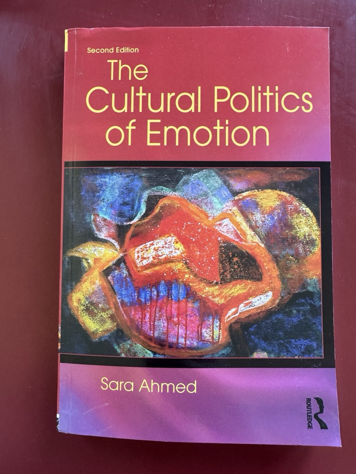 The Cultural Politics of Emotion by Sara Ahmed – Paperback Book PB 2nd Ed 2014