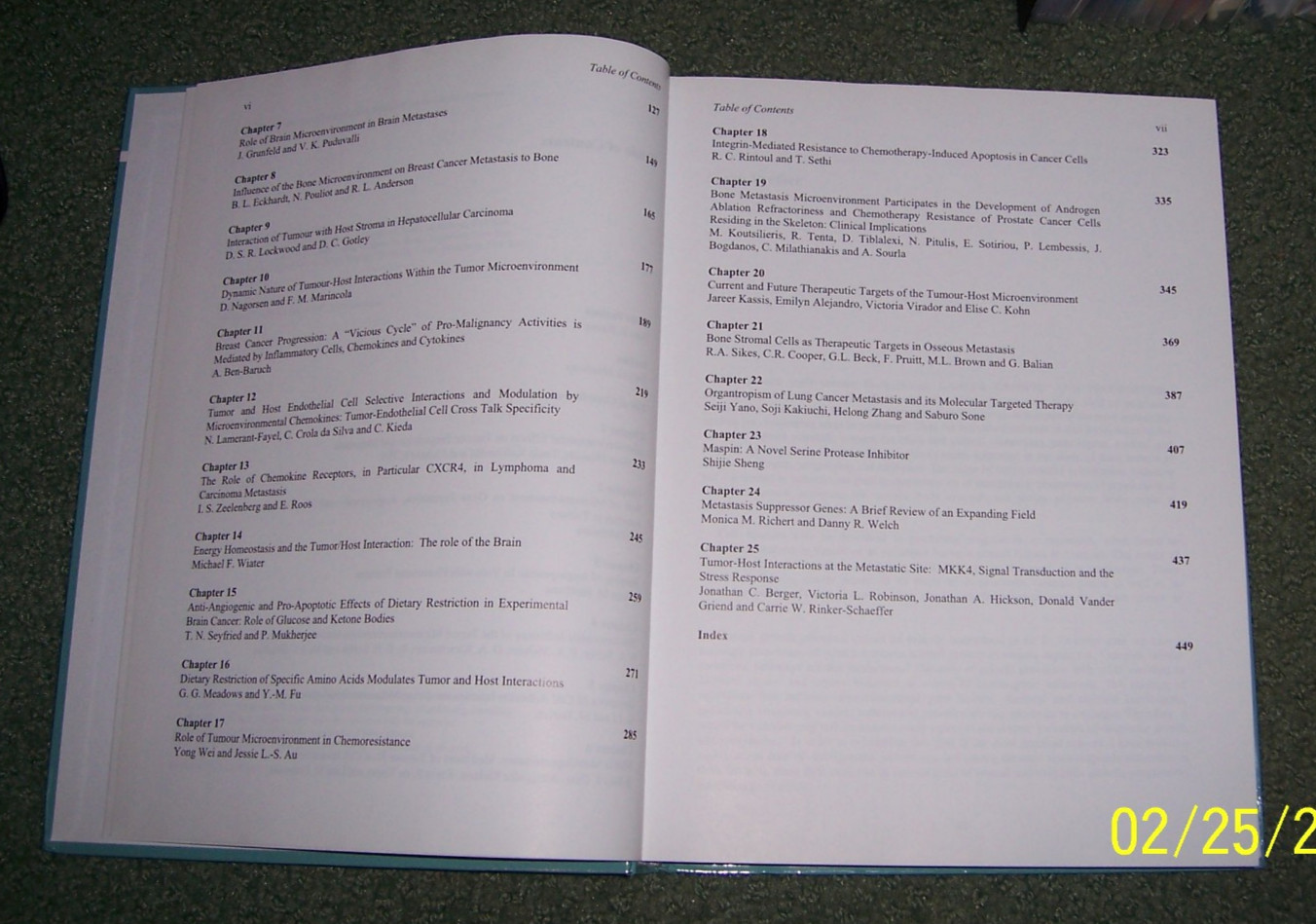 Integration/Interaction of Oncologic Growth. Hans E. Kaiser, Springer 2005 NEW!