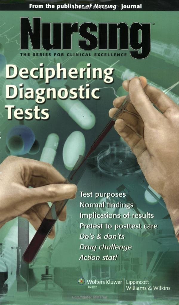 Deciphering Diagnostic Tests (Nursing Journal Series)