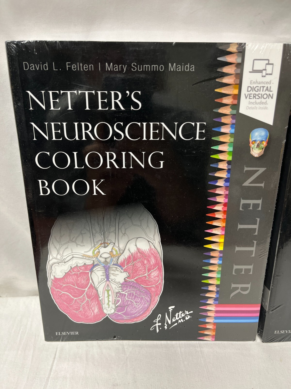 SET OF 2 Netter’s Neuroscience Coloring Book NEW!!