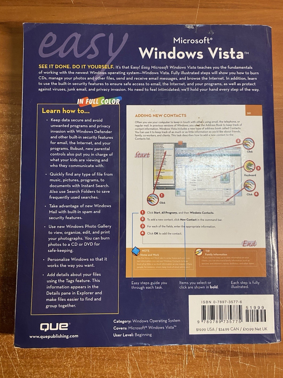 Easy Microsoft Windows Vista by Shelley O’Hara
