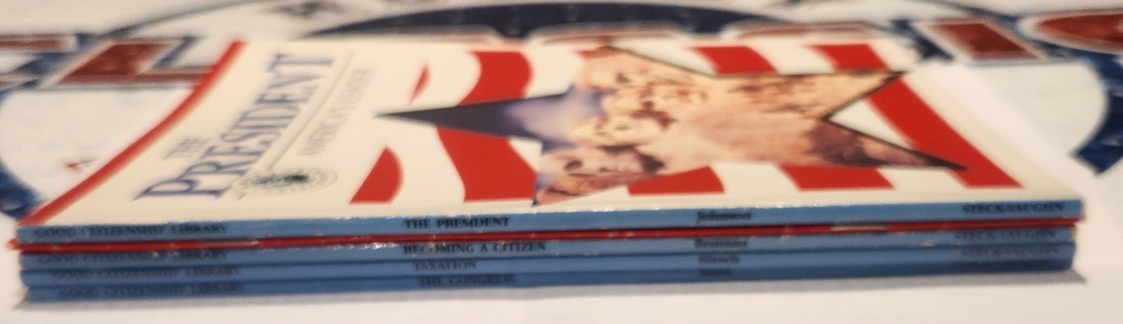 Lot of 5 Civics Government Books President Congress Taxation Becoming a Citizen