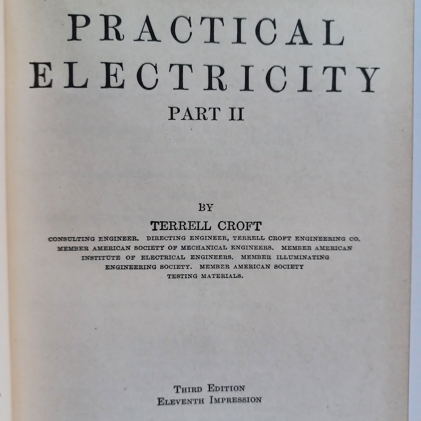 Lot of 7 Library of Practical Electricity Books Machinery Wiring Mathematics -HC