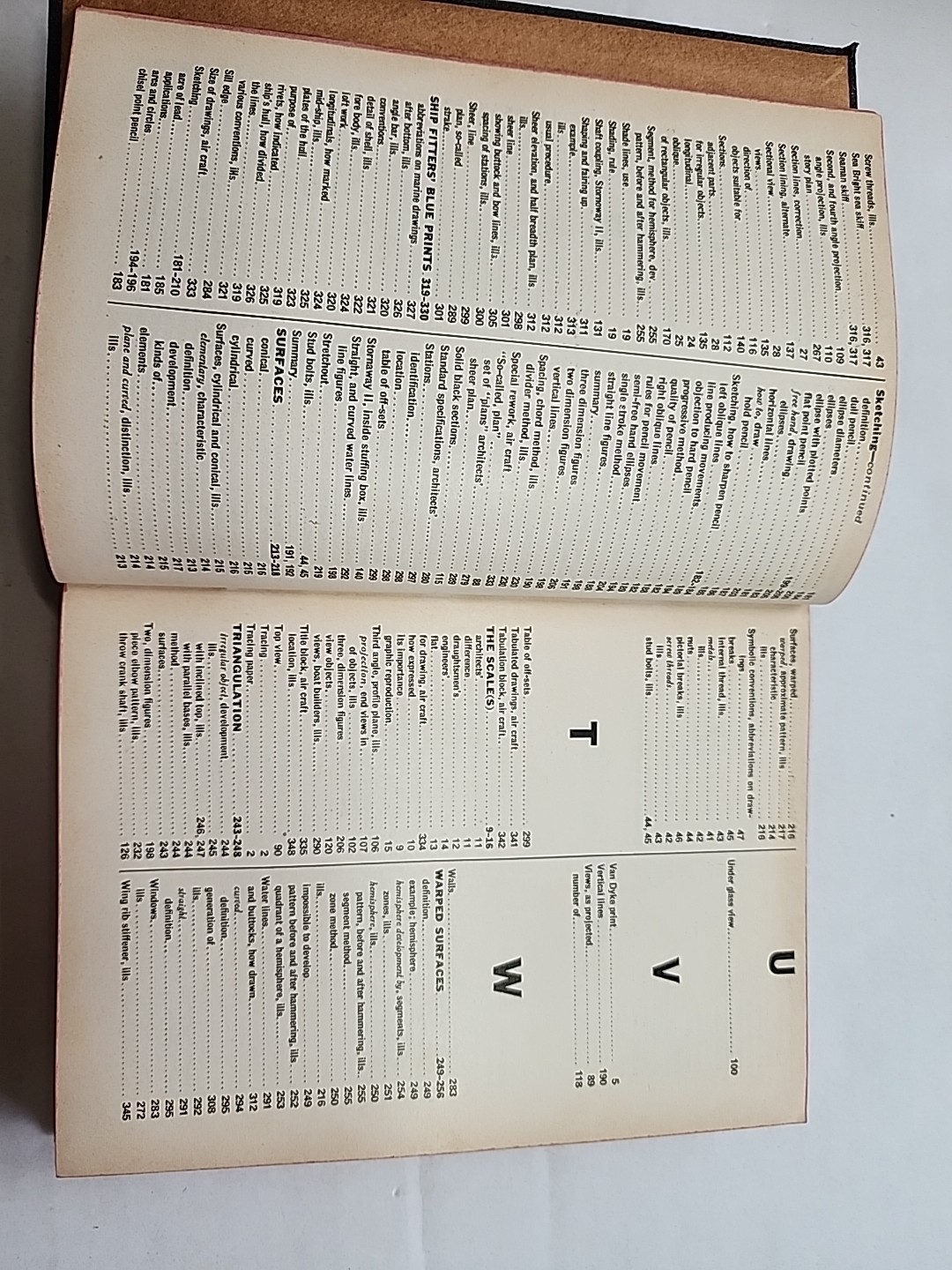 1943 AUDELS Answers On Blueprint Reading For Mechanics & Builders Book Vtg