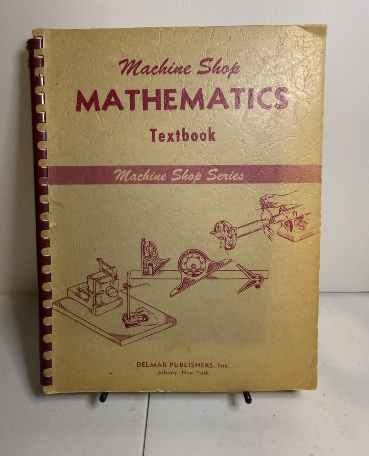 Machine Shop Mathematics Textbook Vintage Delmar Publishers Book