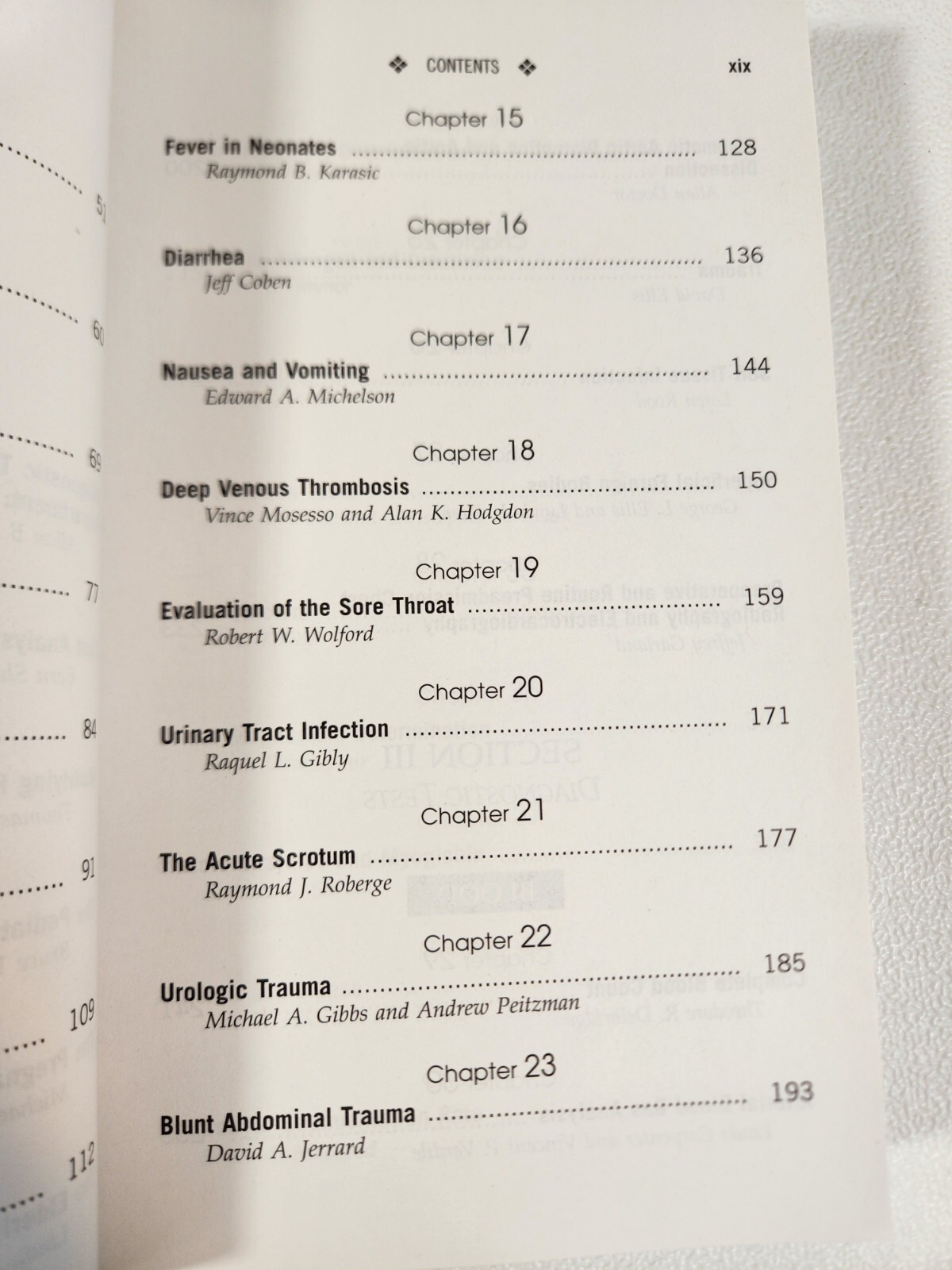 Diagnostic Testing in Emergency Medicine (Wolfson , Paris 1996) Softcover F/S