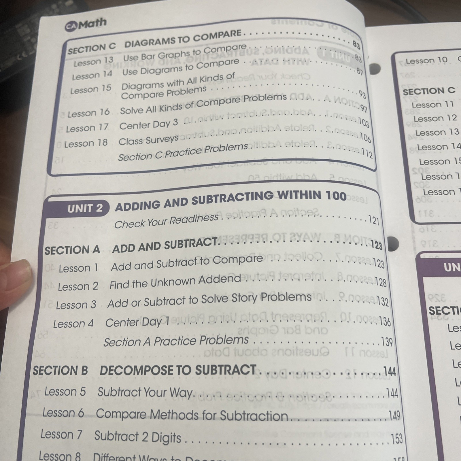 IM 360 , California Math Units 1-3 Student Workbook Grade 2 Book 1