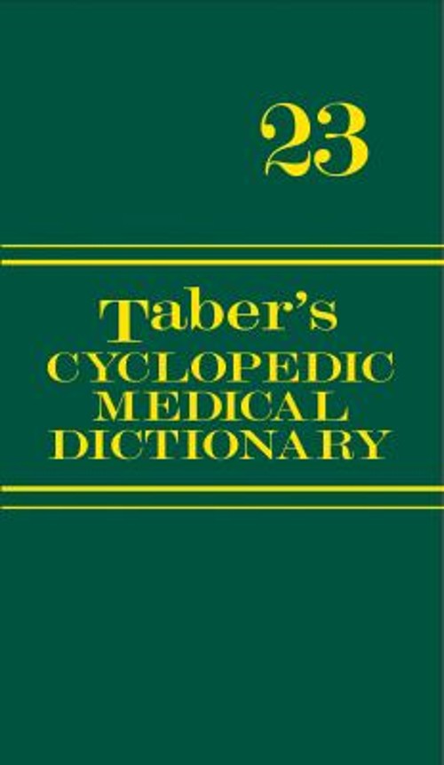 Taber’s Cyclopedic Medical Dictionary Hardcover VENES