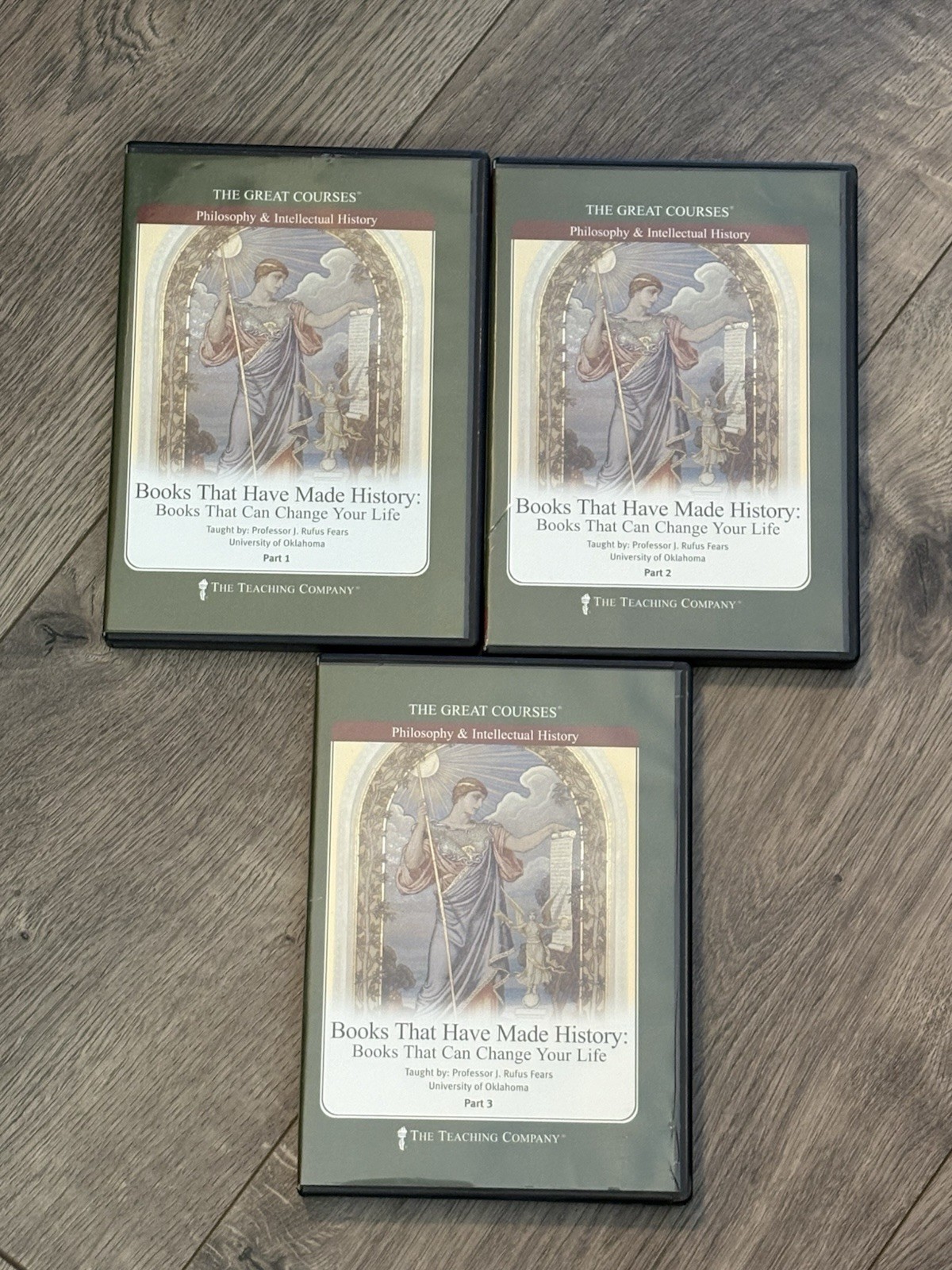 GREAT COURSES DVD SET- Books That Have Made History. 6 DVDs NO Guidebook VG
