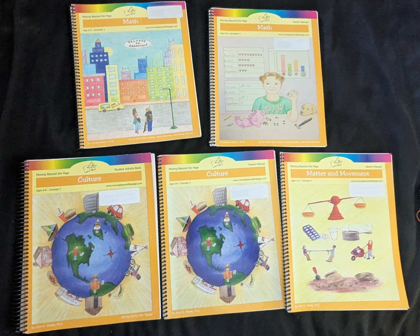 Moving Beyond the Page Ages 6-8 Math Sem 1 & 2 + Culture Parent/Student & Matter