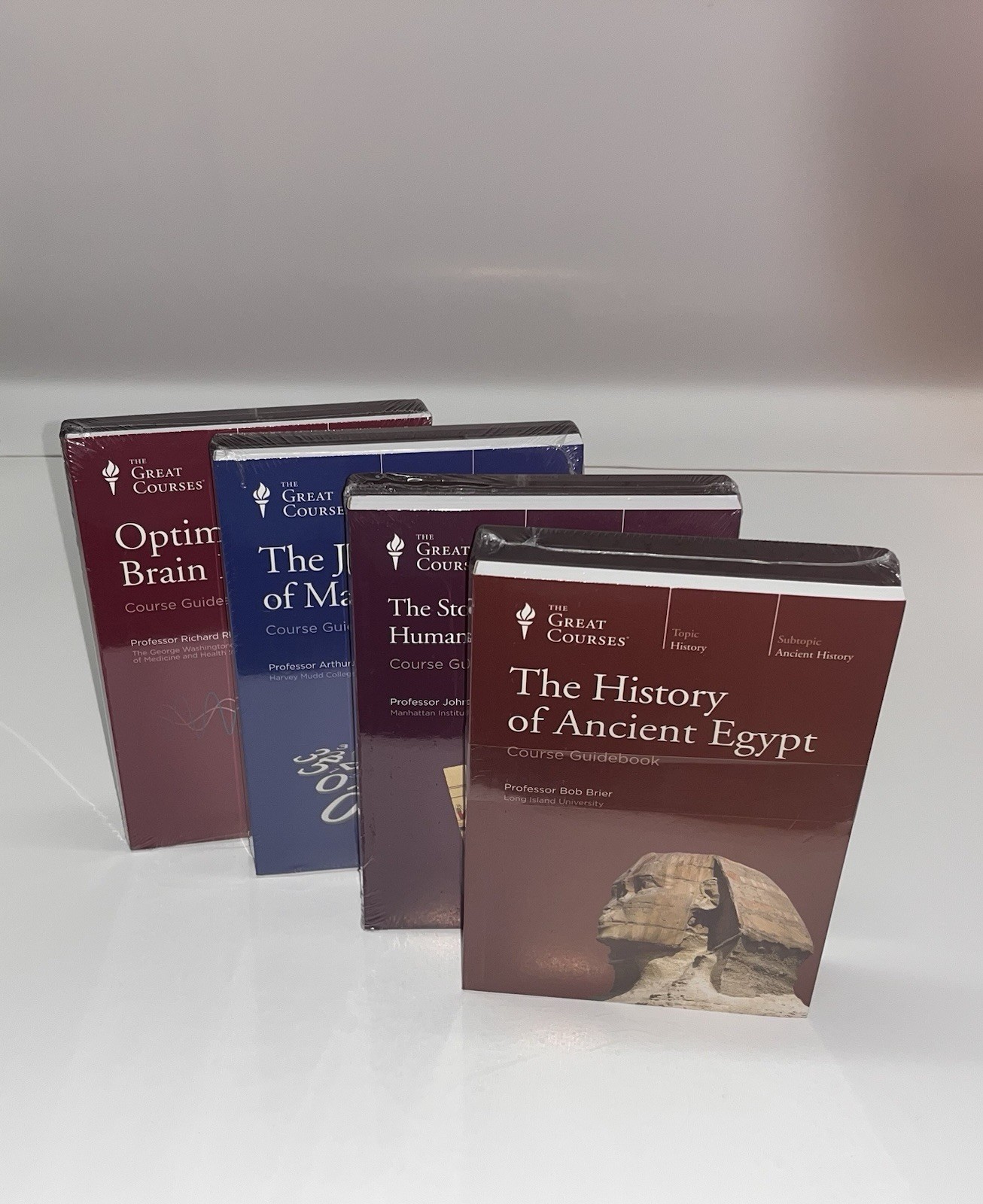 Course And Lectures From The Great Courses Lot Of 4 Unopened Guides With DVDs