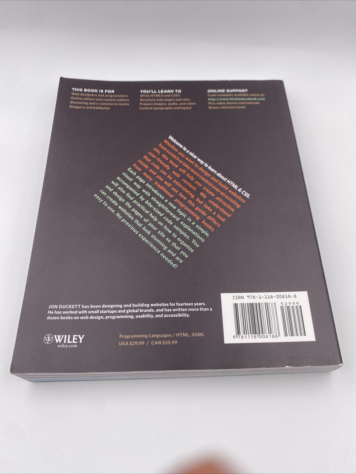 Web Design with HTML, CSS, JavaScript and JQuery Set (2014, Trade Paperback)