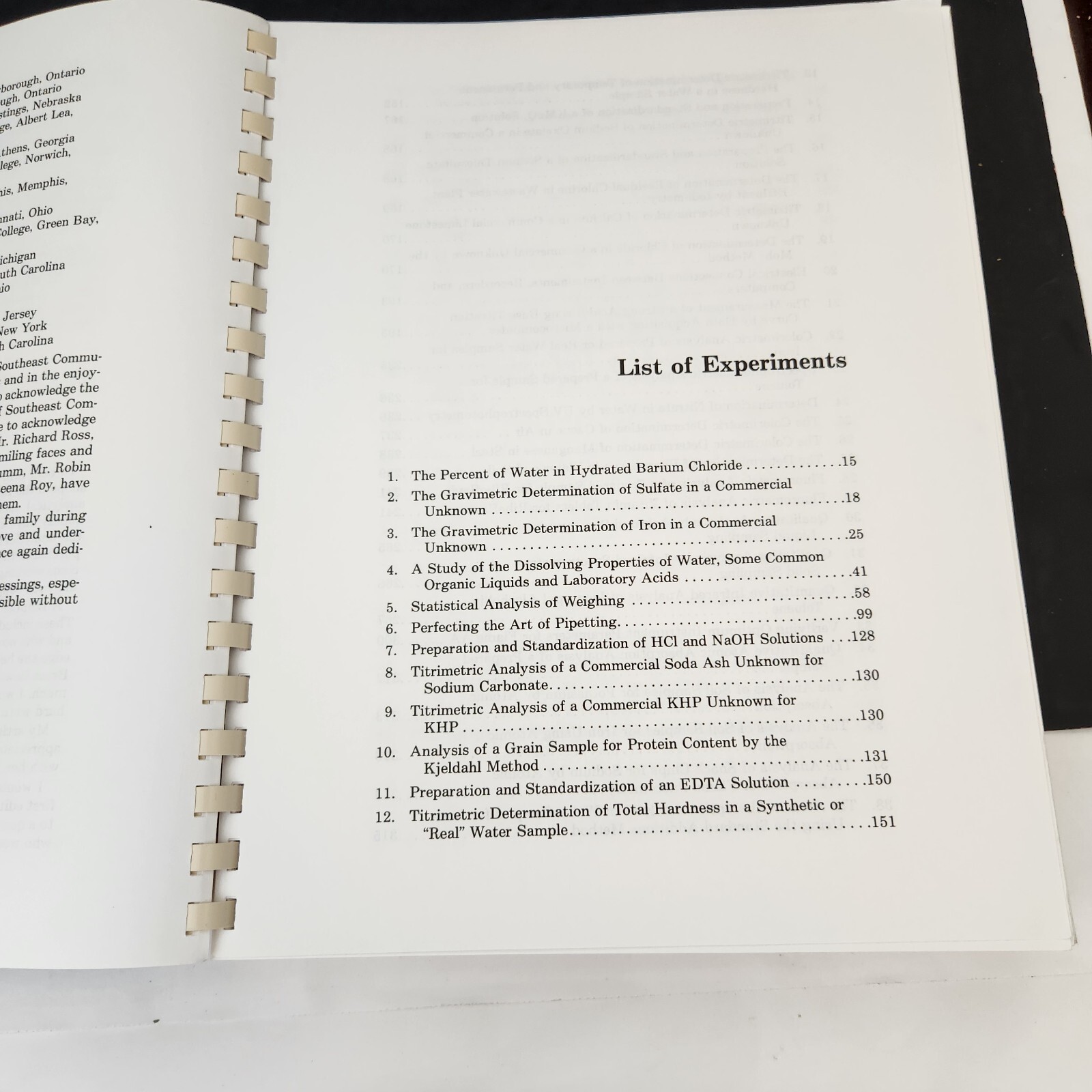 second edition: ANALYTICAL CHEMISTRY FOR TECHNICIANS by John Kenkel