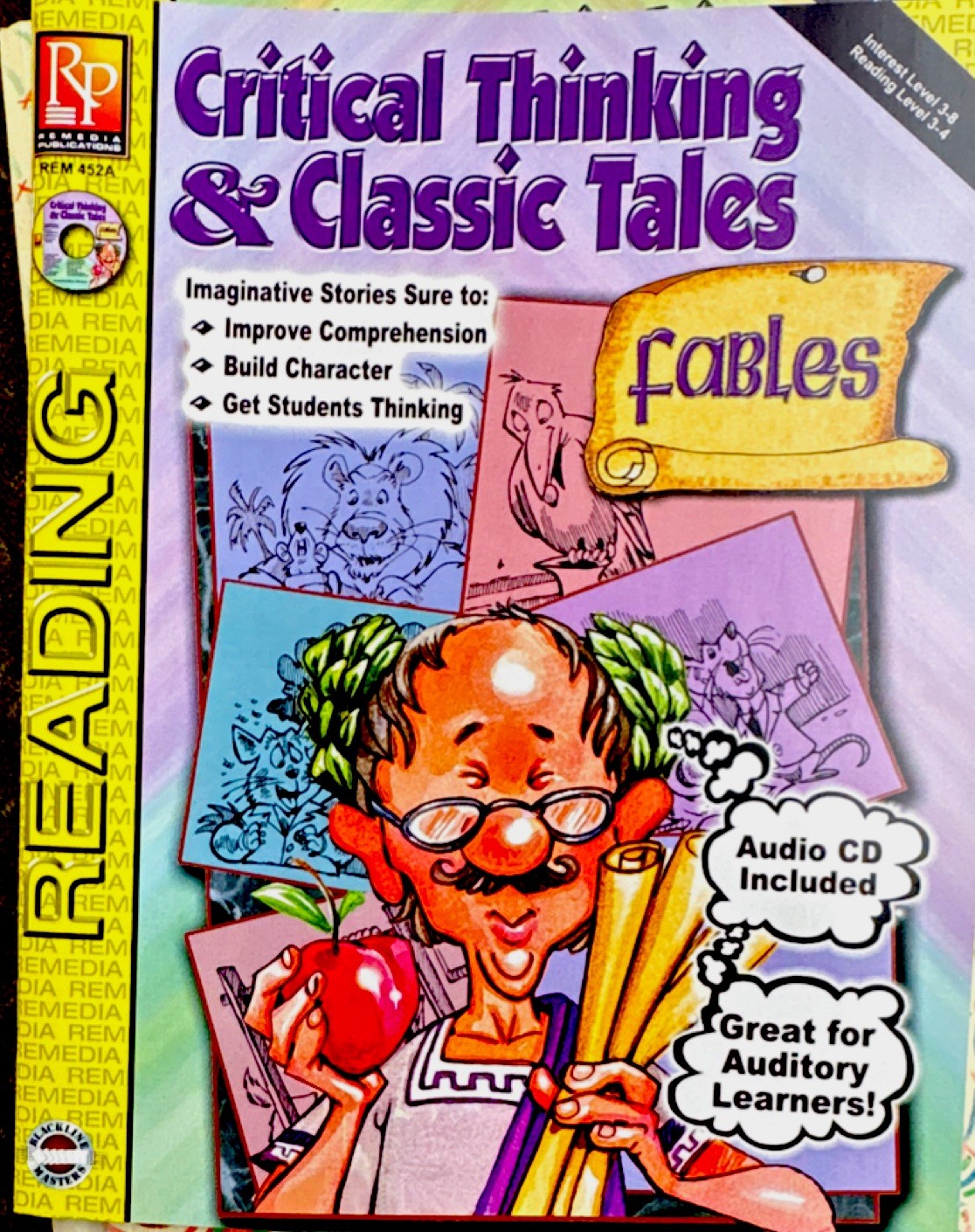 Critical Thinking & Classic Tales: Fables Textbook + Audio CD Nancy Sherwood