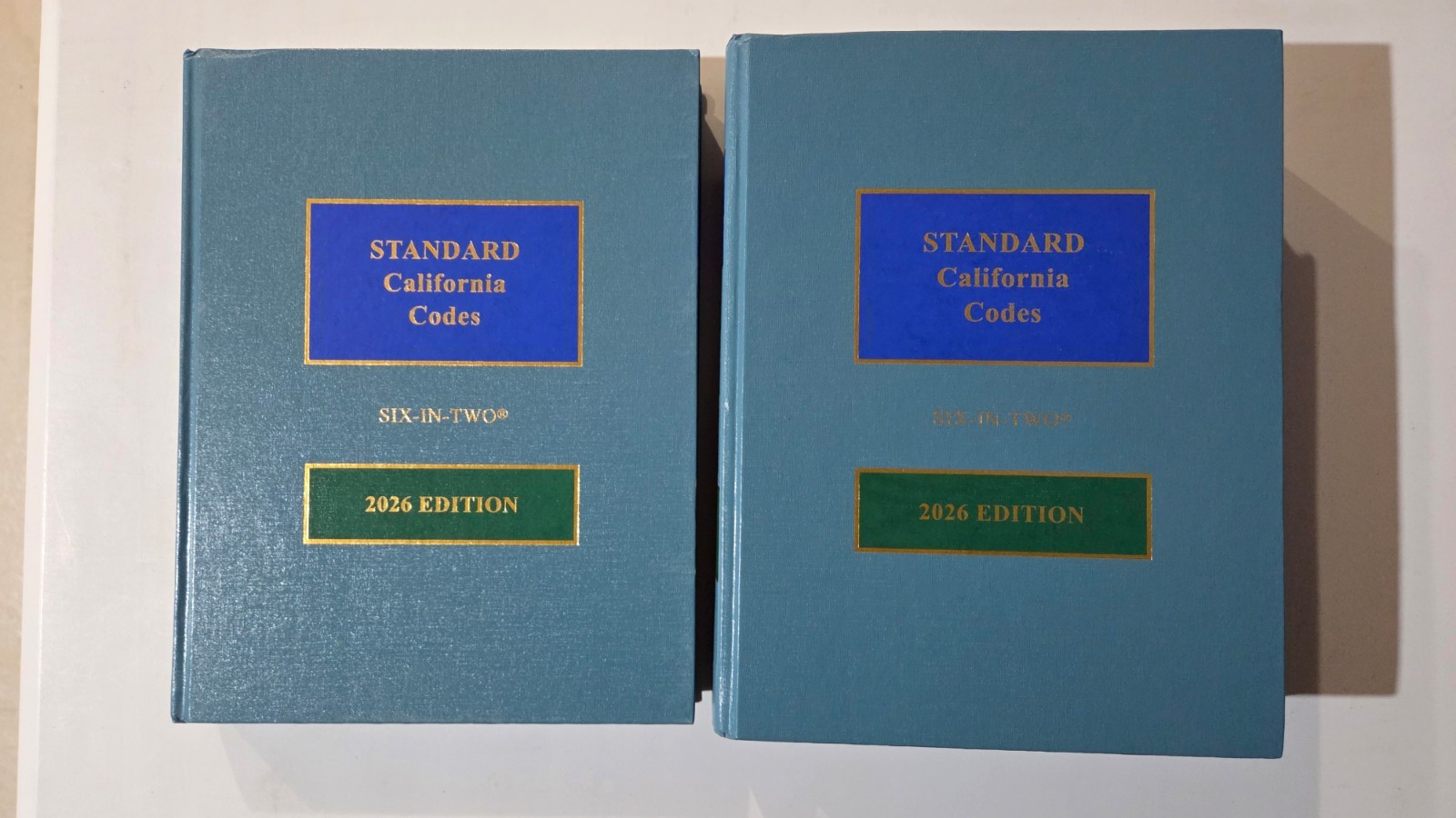 Standard California Codes: 6-in-2 Volumes 1 & 2 – 2026 Ed.- 9798341720107 HC