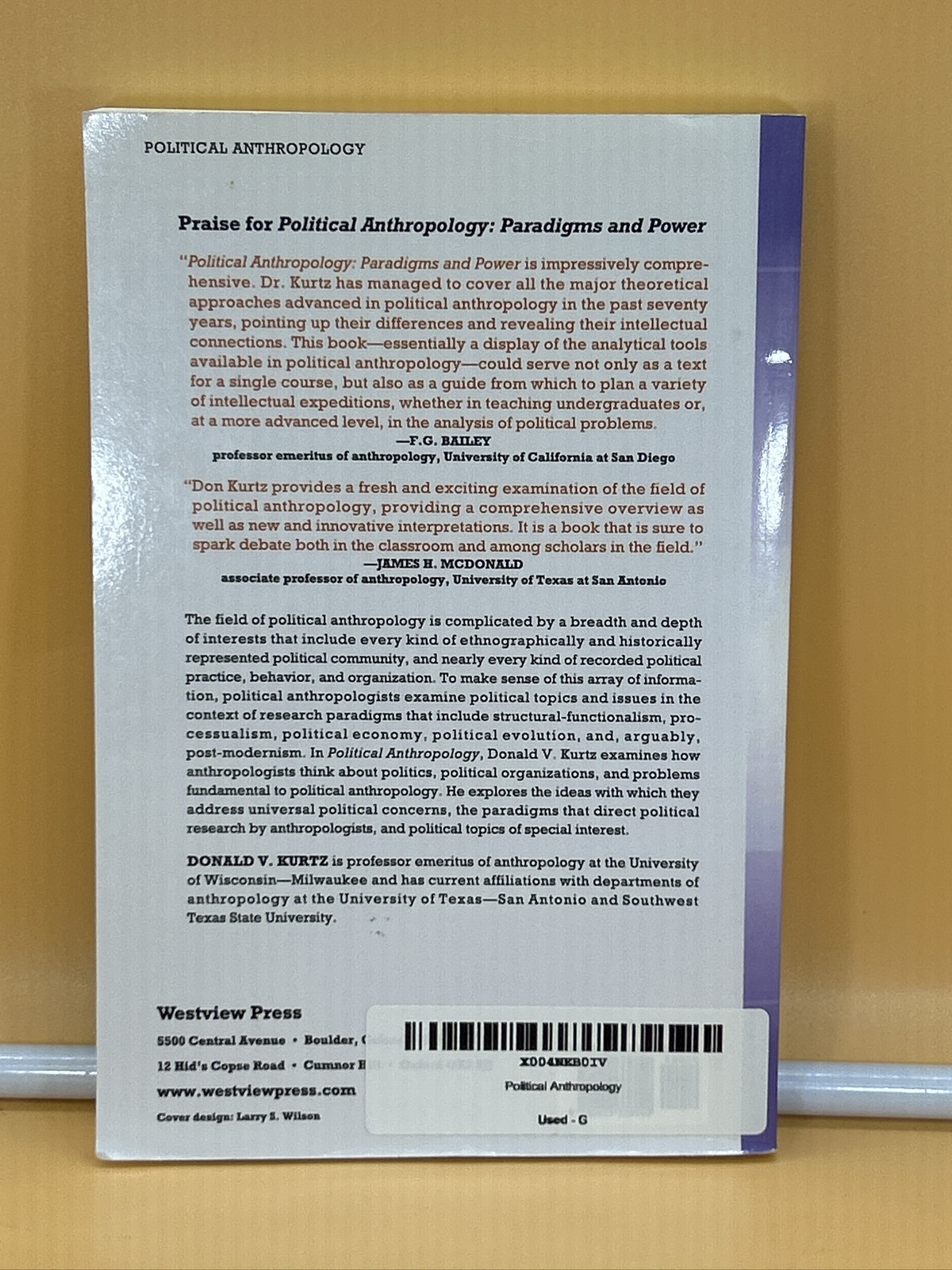 Political anthropology. Paradigm and power. Donald KURTZ. ￼ Analytical tools Gov