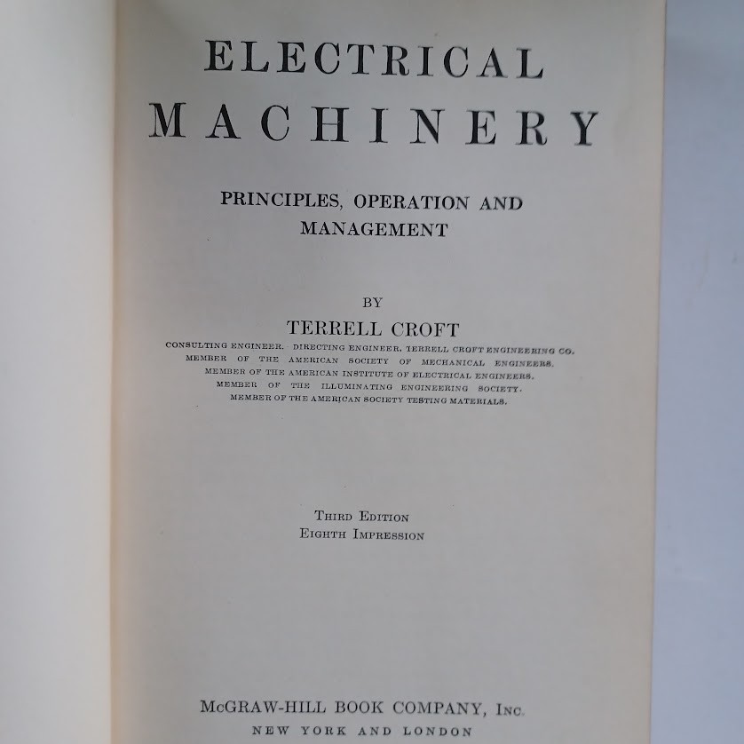Lot of 7 Library of Practical Electricity Books Machinery Wiring Mathematics -HC