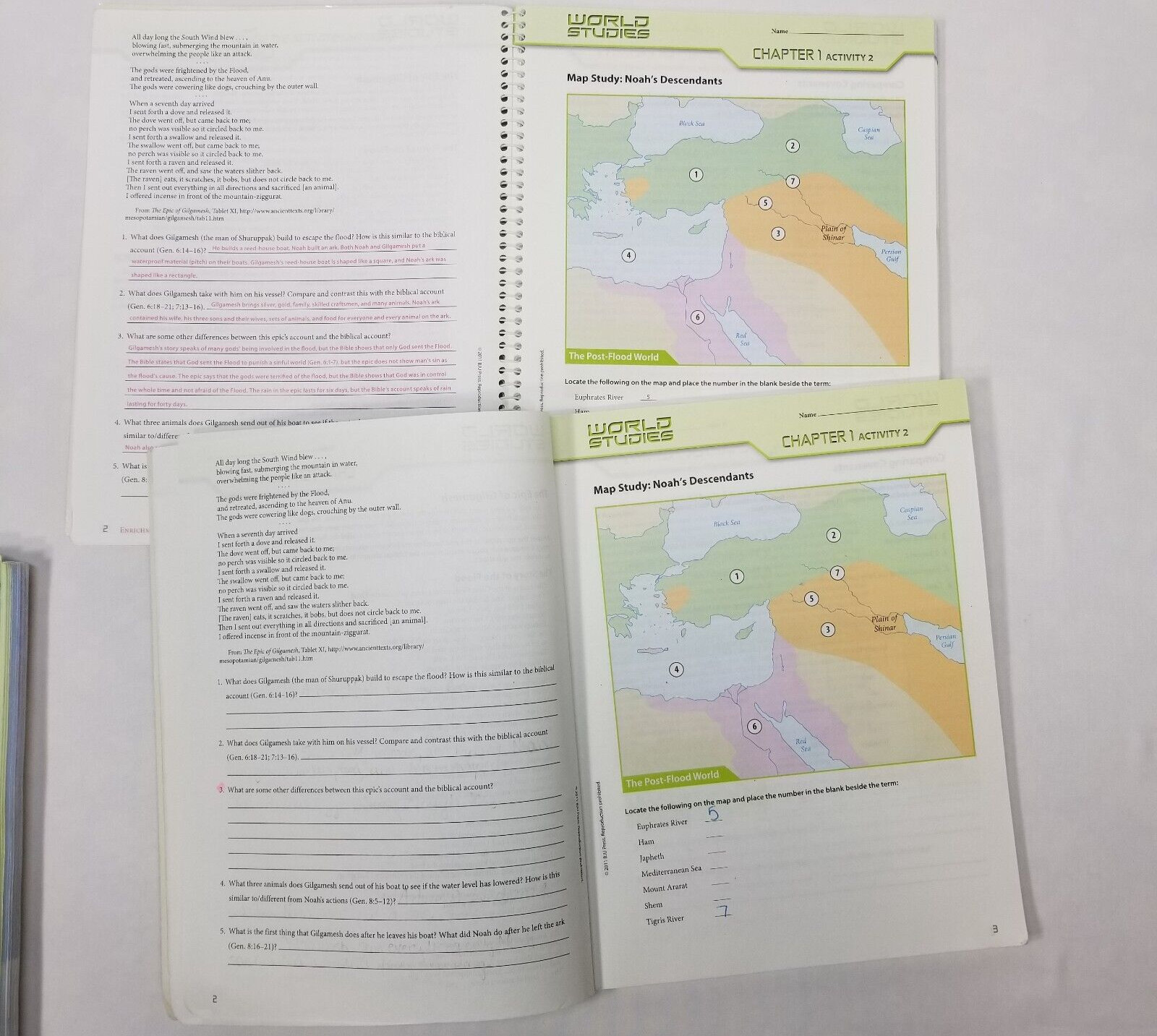 BJU World Studies Set 7th Grade Homeschool Lot Student Textbook Teacher Edition
