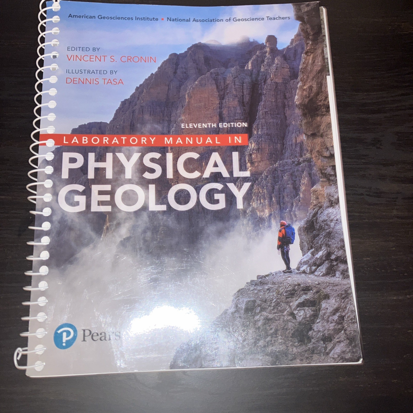 Pearson Laboratory Manual in Physical Geology 11th Ed Spiral Cronin Tasa 2018