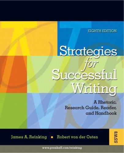 Mycomplab Ser.: Strategies for Successful Writing : A Rhetoric, Research Guide,