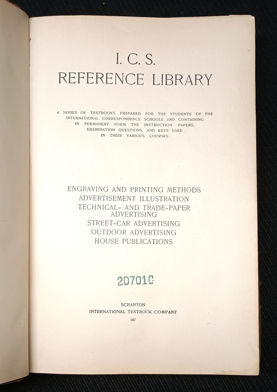 ICS REFERENCE LIBRARY TEXTBOOKS art architecture advertising design retail 1911