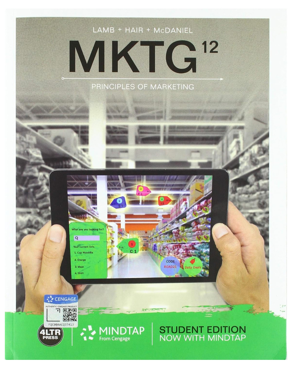 MKTG12 Principles of Marketing ISBN-13 978-1337407595