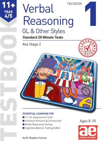 Dr Stephen C Cu 11+ Verbal Reasoning Year 4/5 GL & Other Styles Test (Paperback)
