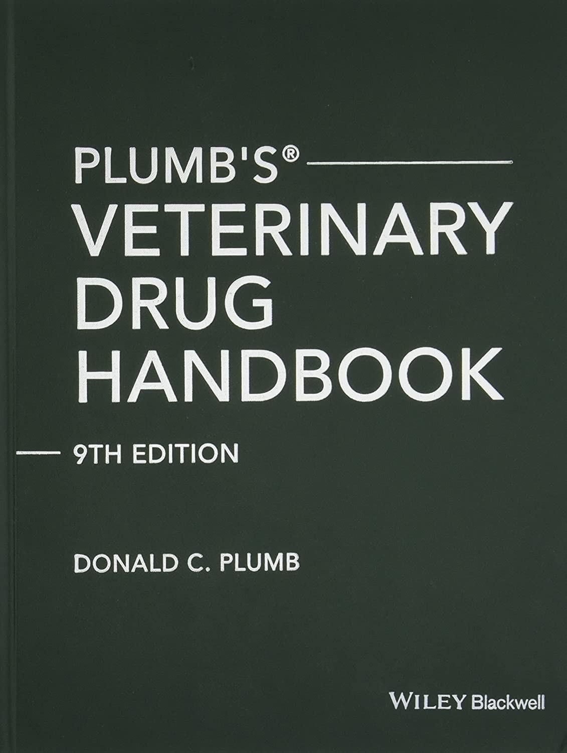 PLUMB’S VETERINARY DRUG HANDBOOK BY Donald C. Plumb HARDCOVER **VERY_GOOD**