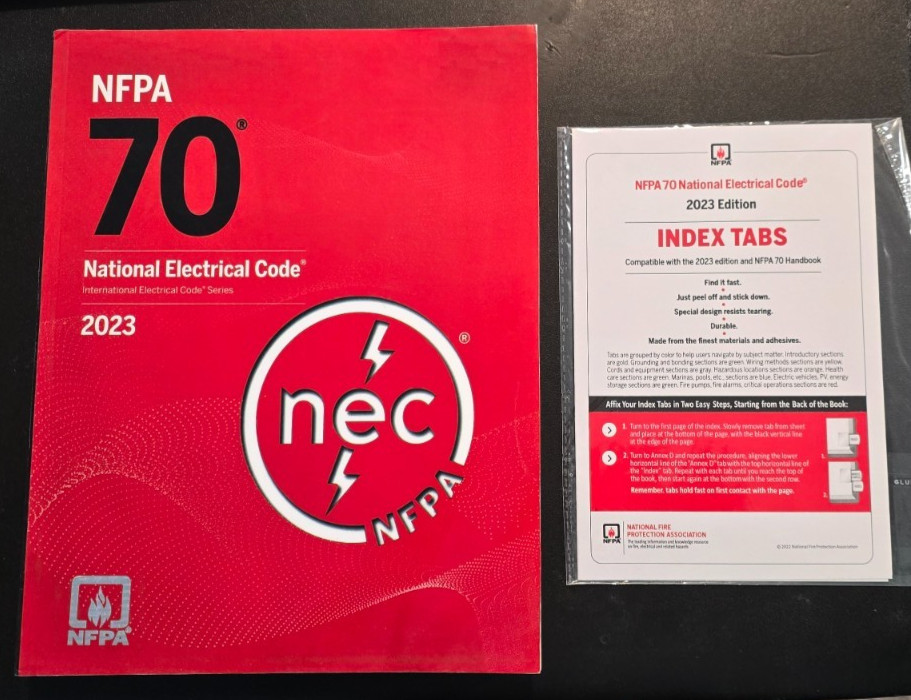 NFPA 70 National Electrical Code 2023 With Tabs