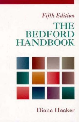 Bedford Handbook – hardcover, Diana Hacker, 0312142439