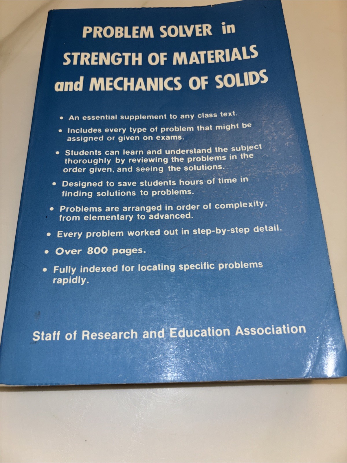 REA’s Problem Solvers: Strength of Materials & Mechanics of Solids-1983-SC