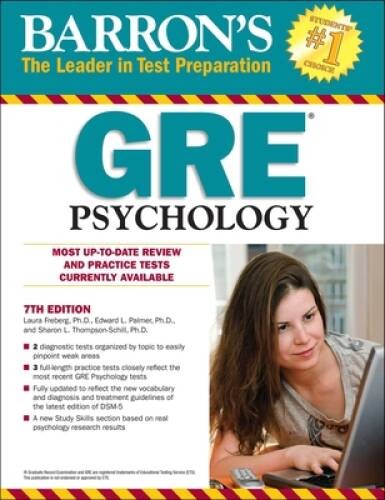 Barron’s GRE Psychology, 7th Edition – Paperback By Freberg, Laura – VERY GOOD