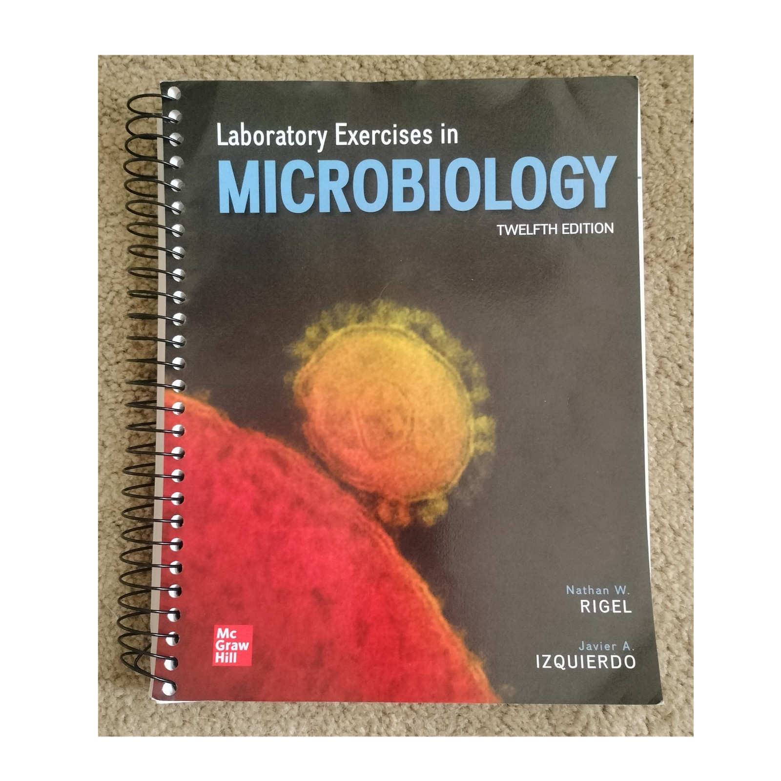 McGraw Hill Connect Laboratory Exercises in Microbiology 12th Ed. Spiral Manual