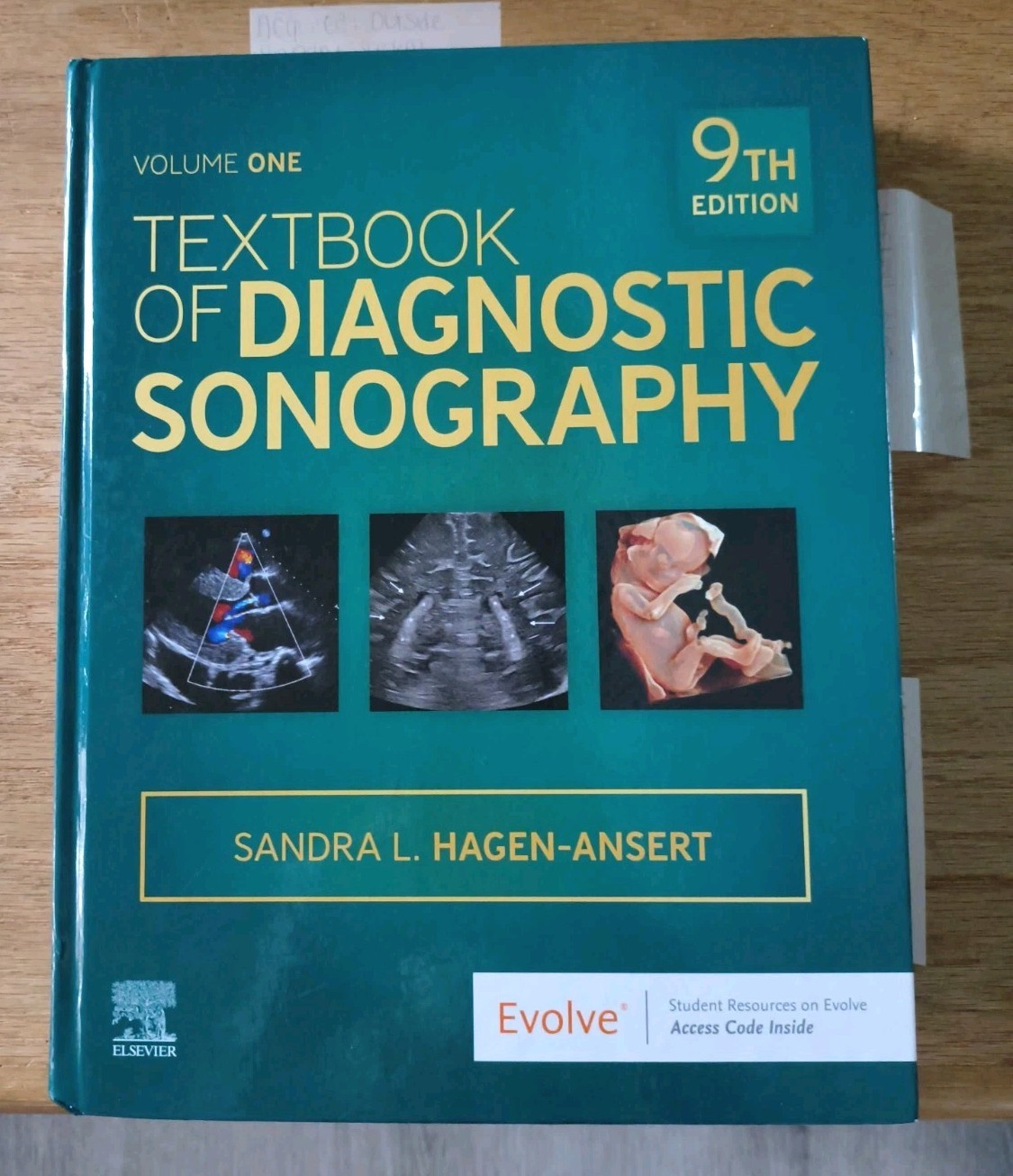 Vol 1 Textbook of Diagnostic Sonography 9th Ed Hardcover Sandra L. Hagen-Ansert