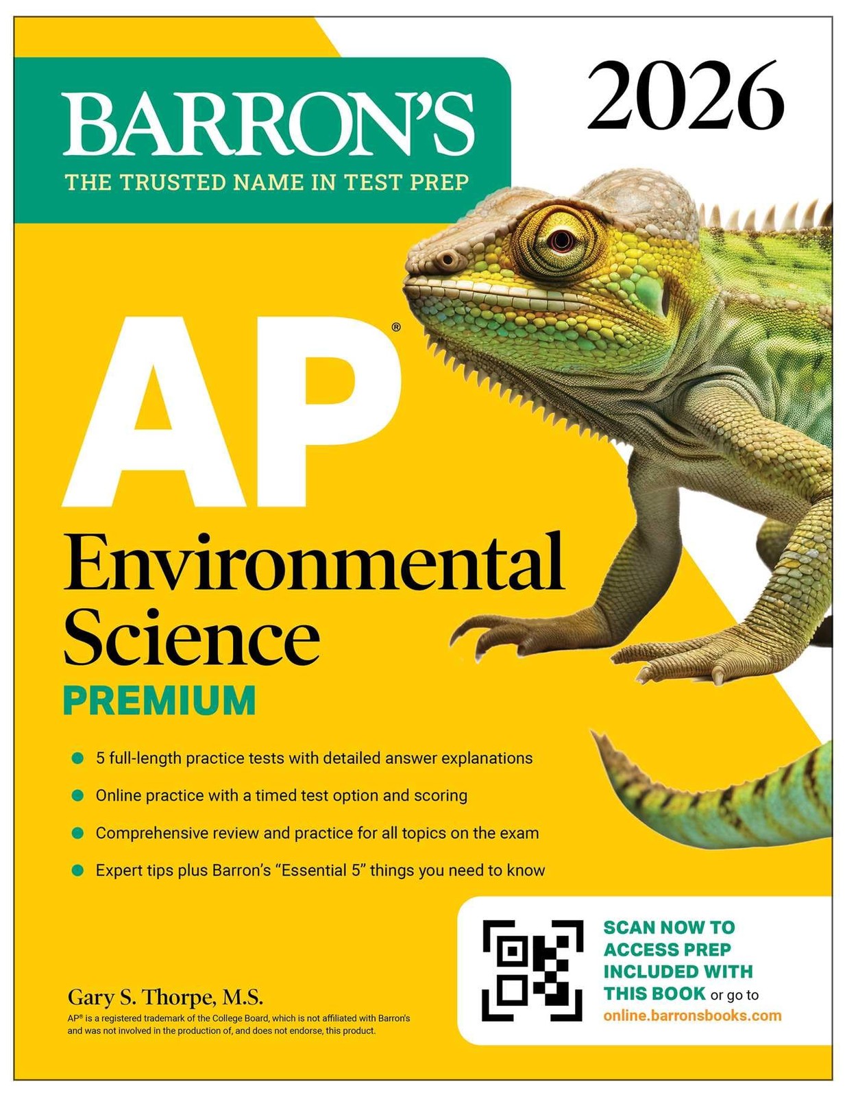 AP Environmental Science Premium, 2026: Prep Book With 5 Practice Tests + Co…
