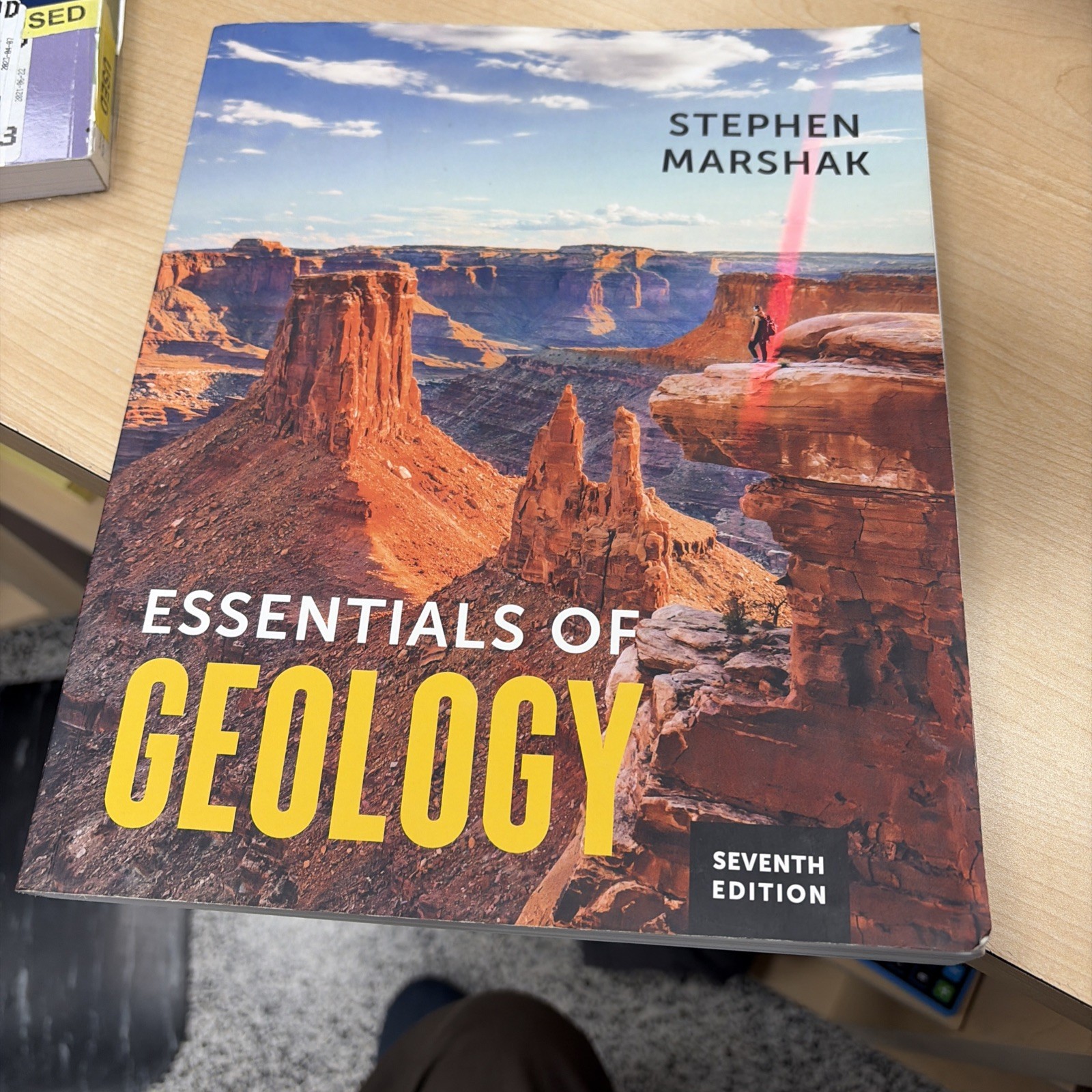Essentials of Geology by Stephen Marshak (7e e/unused access code)