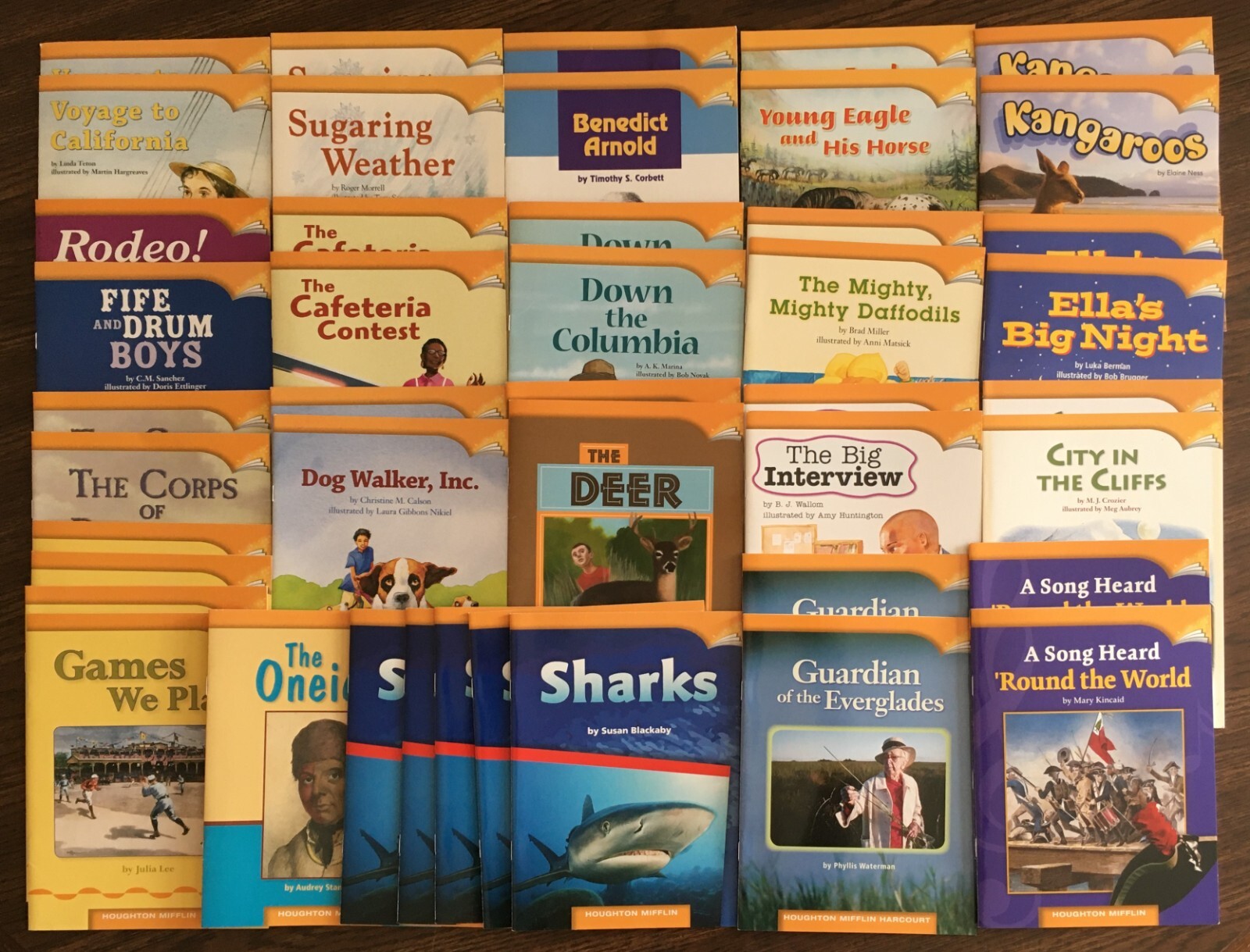 44 Books JOURNEYS HMH 5th Grade 5 Leveled Readers Below level Class Teacher Lot